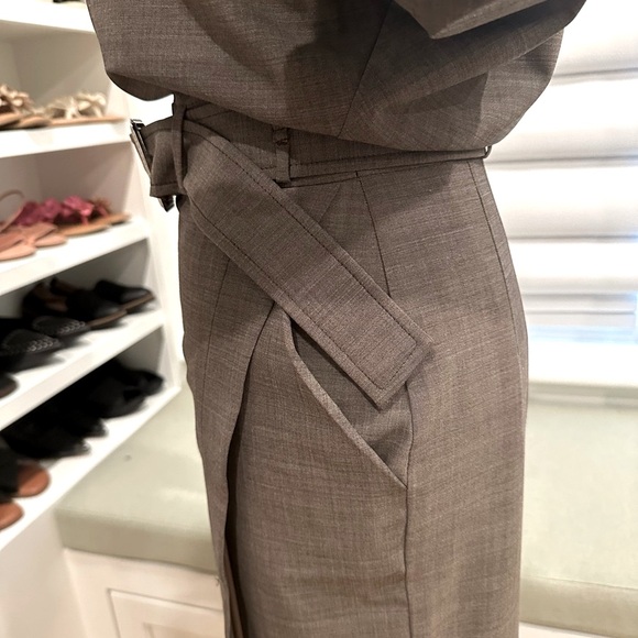 NWT BGL Brown Midi Dress Sz 4 - Picture 3 of 6